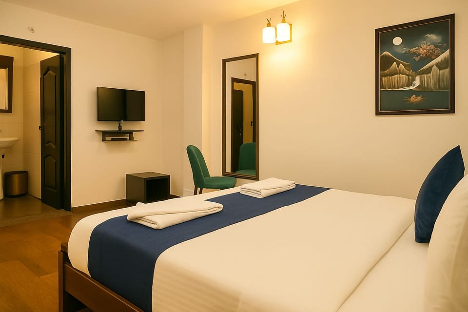 Deluxe Double Room | Iron/ironing board, free WiFi, bed sheets