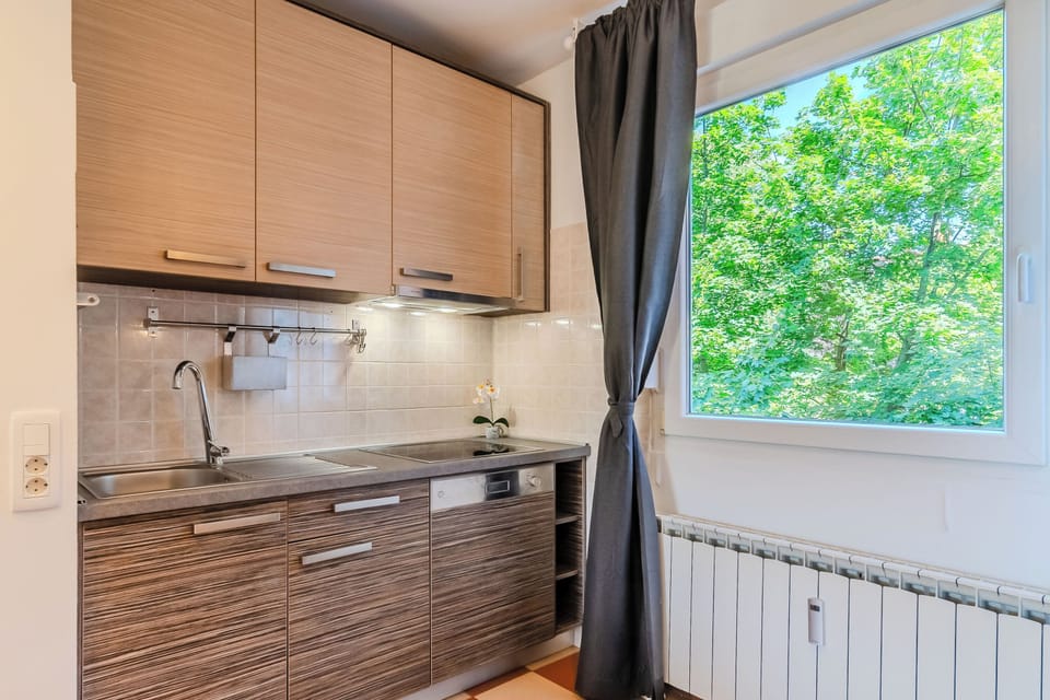 Family Apartment, 1 Bedroom, Balcony (The Green Corner Apartment With) | Private kitchen