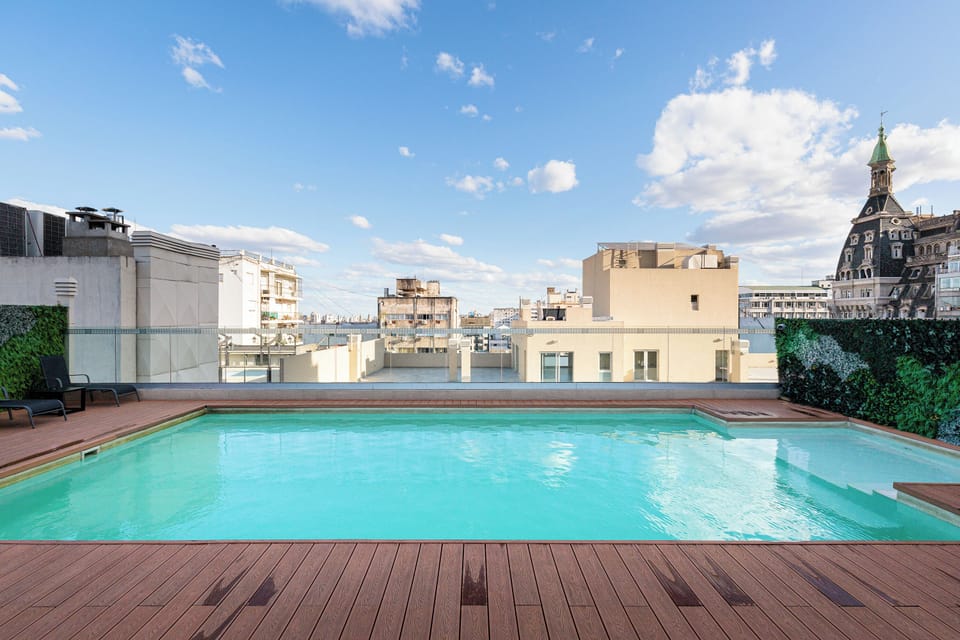 Rooftop pool