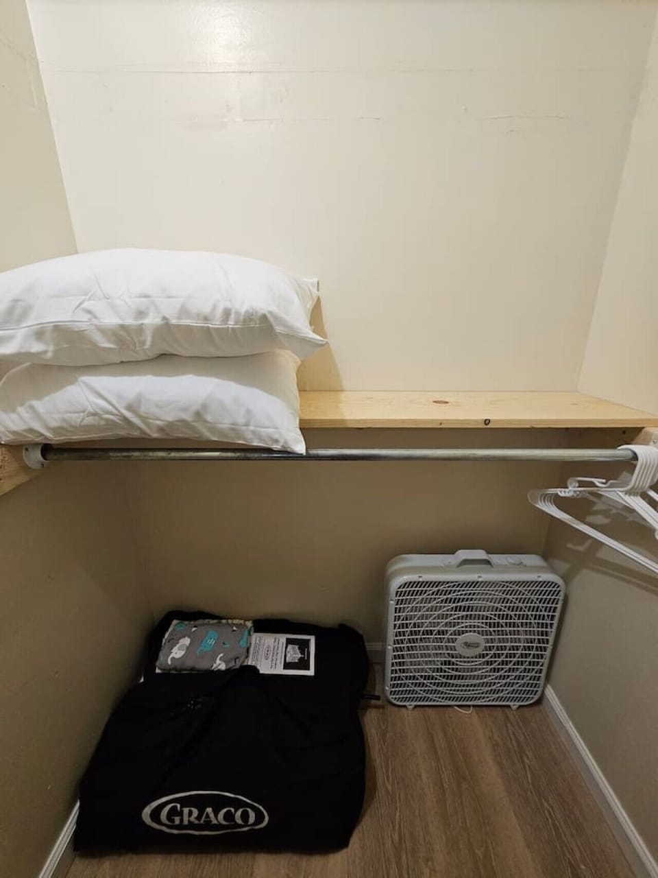 Pack-n-Play & Floor Fan Always at The Listing