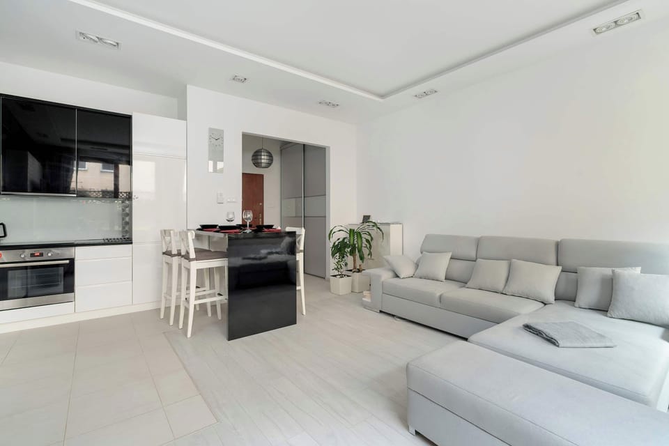 Spacious living room with full equipment. 