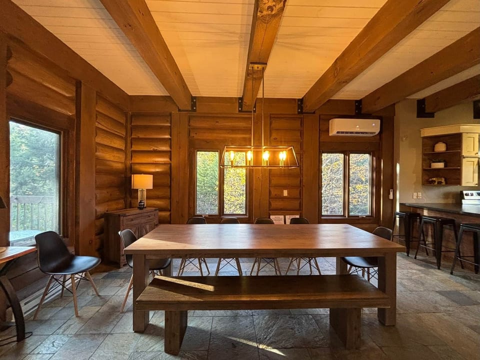 Our dining room seats 12+ !