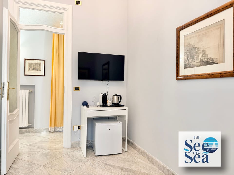 Double Room, Courtyard View | Living area | Netflix, pay movies, streaming services