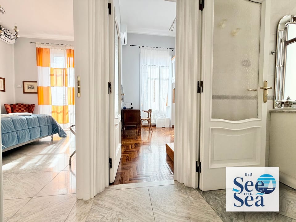 Luxury Quadruple Room, Balcony, Sea View | Desk, laptop workspace, free WiFi