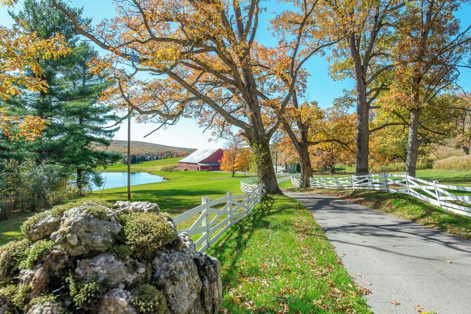 The Red Barn Inn sits on 10 beautiful acres connected to Waterfront Greens on the north west side of Deep Creek Lake.