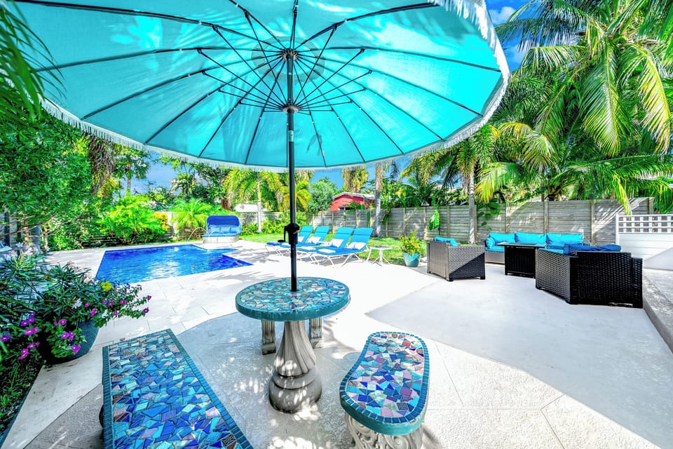 "Plenty of space, sun umbrellas, a grill, and even a great shower." -Jarek