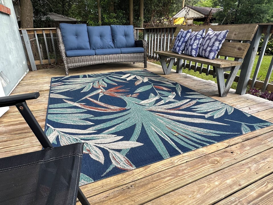enjoy the back porch