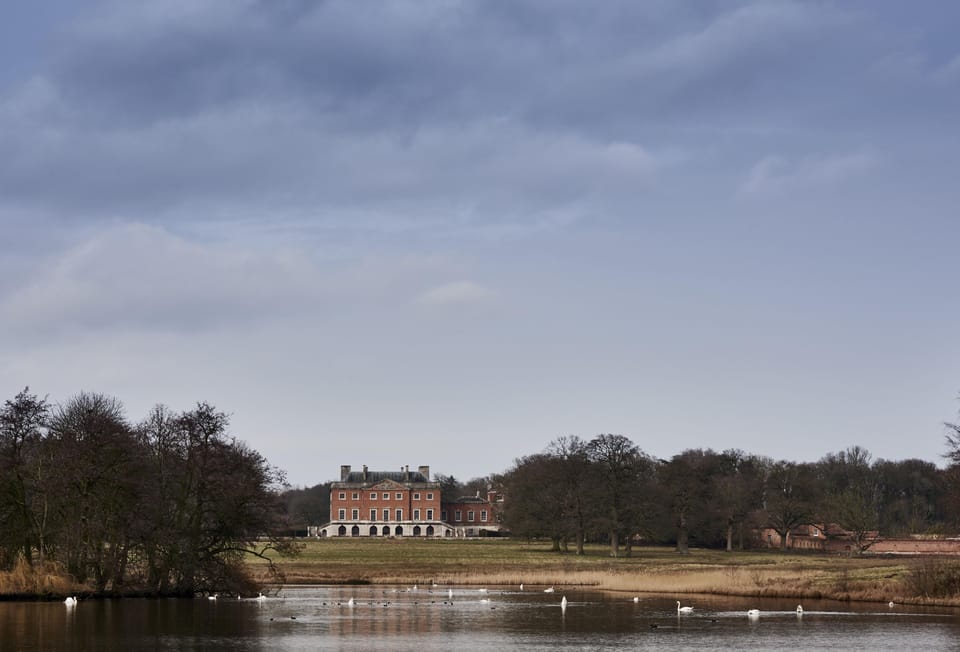Splendid views of the lake and parkland on Wolterton Park Estate