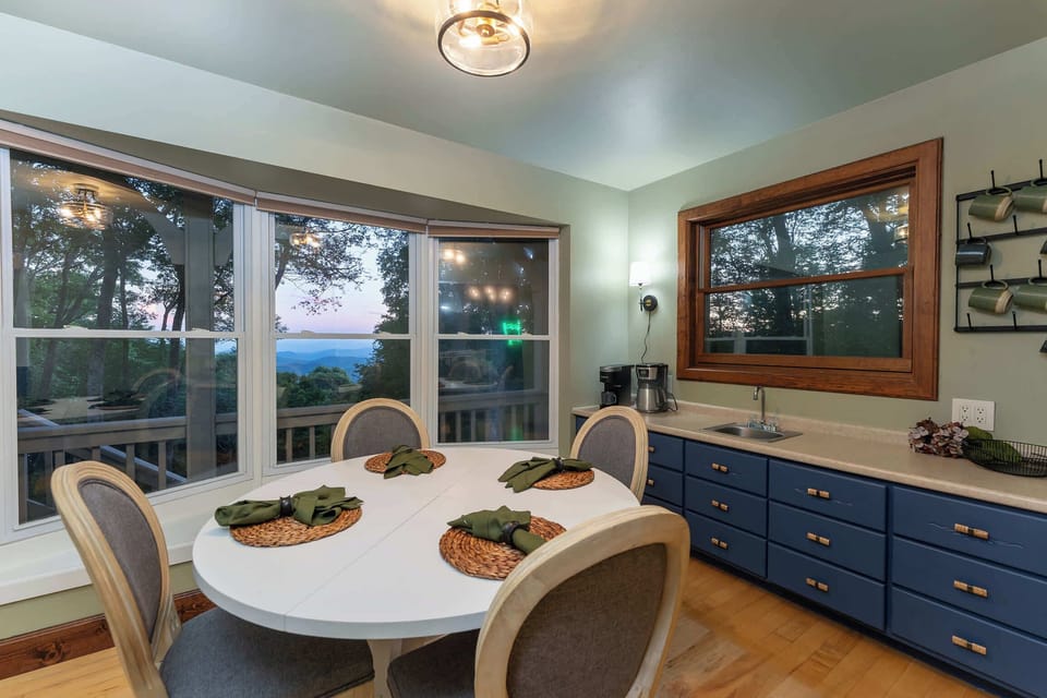 Enjoy added flexibility with a second dining table for 4—perfect for casual meals, card games, or extra seating during group gatherings.