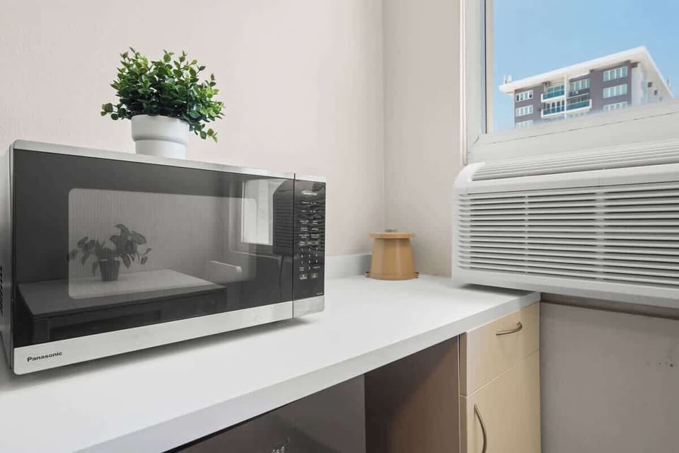 Prepare light meals or snacks with ease in your personal kitchenette.

