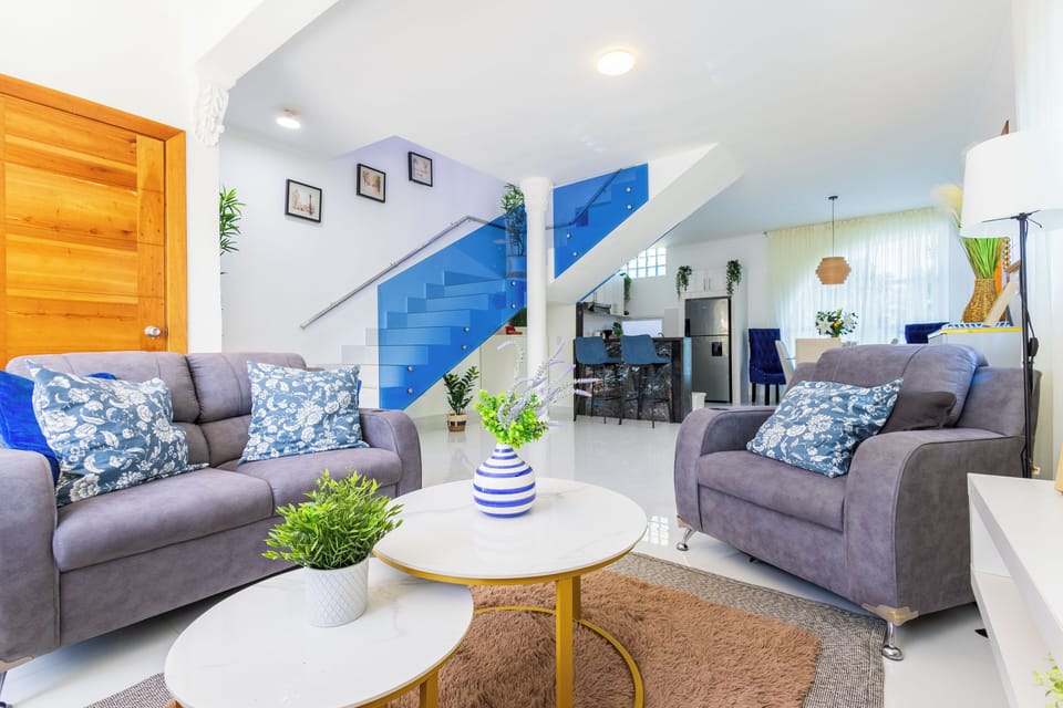 Open-concept design makes the space feel airy and welcoming.
