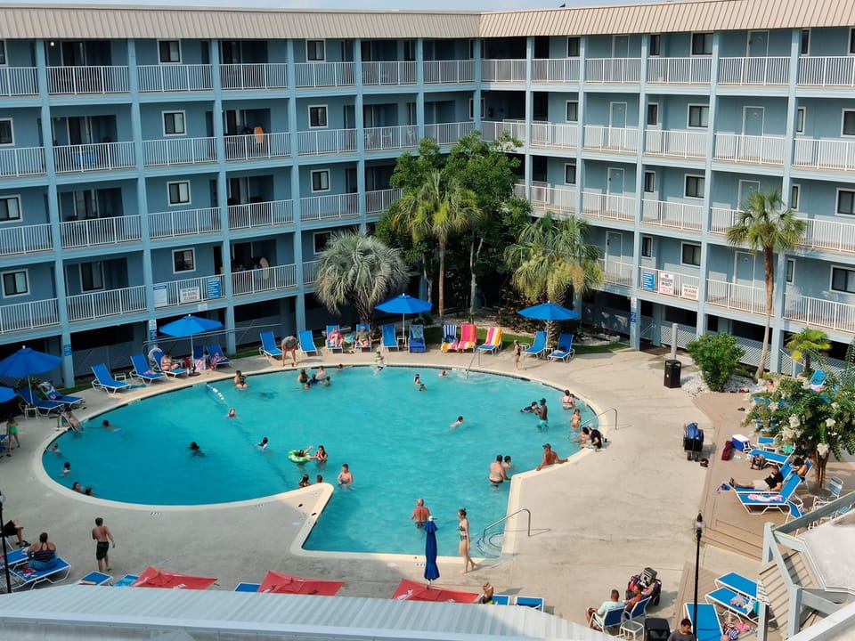 One of two outdoor pools.  This pool is heated.