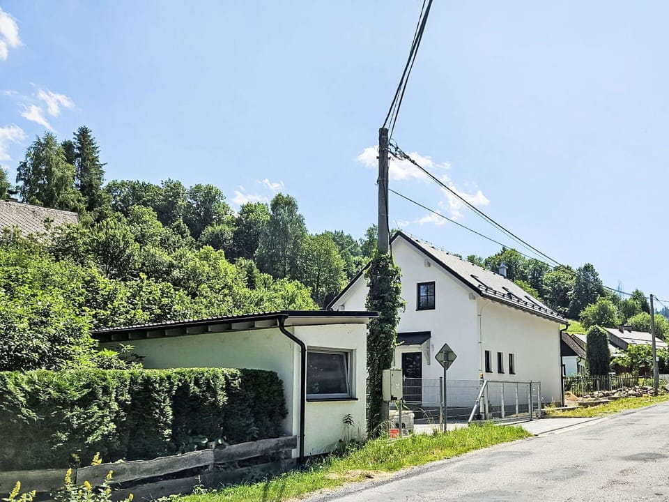 House, Roof, Home, Cottage, Pole, Village, Suburb, Overhead Power Line, Driveway, Fence