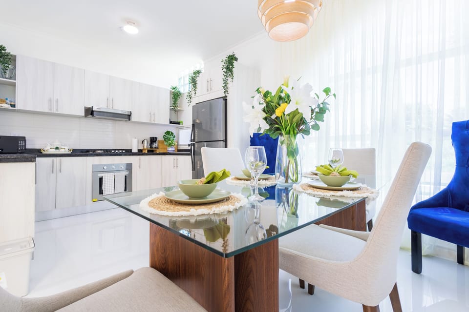 Comfort Villa, Pool View | Dining room