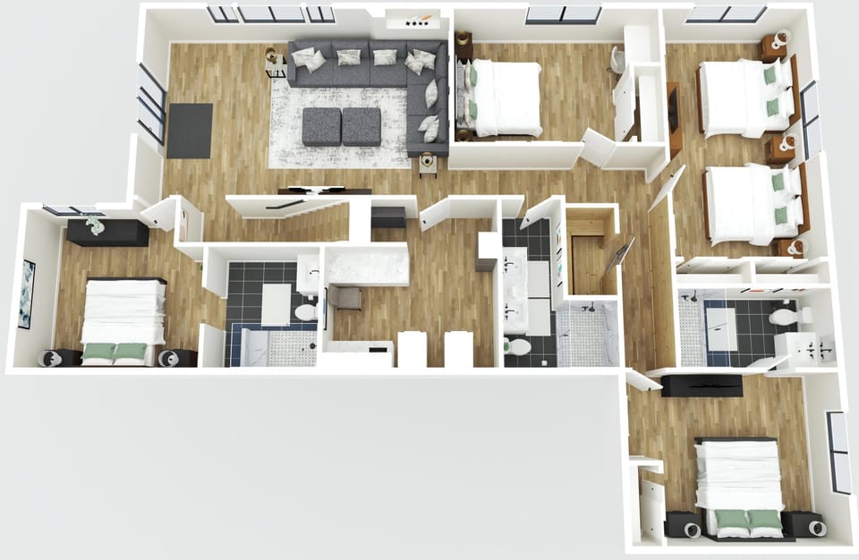 Villa, Multiple Bedrooms | Floor plan