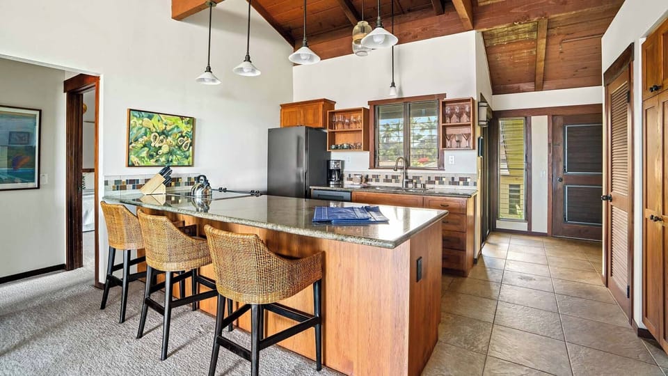 Nihi Kai Villas at Poipu #522 - Kitchen & Breakfast Bar - Parrish Kauai