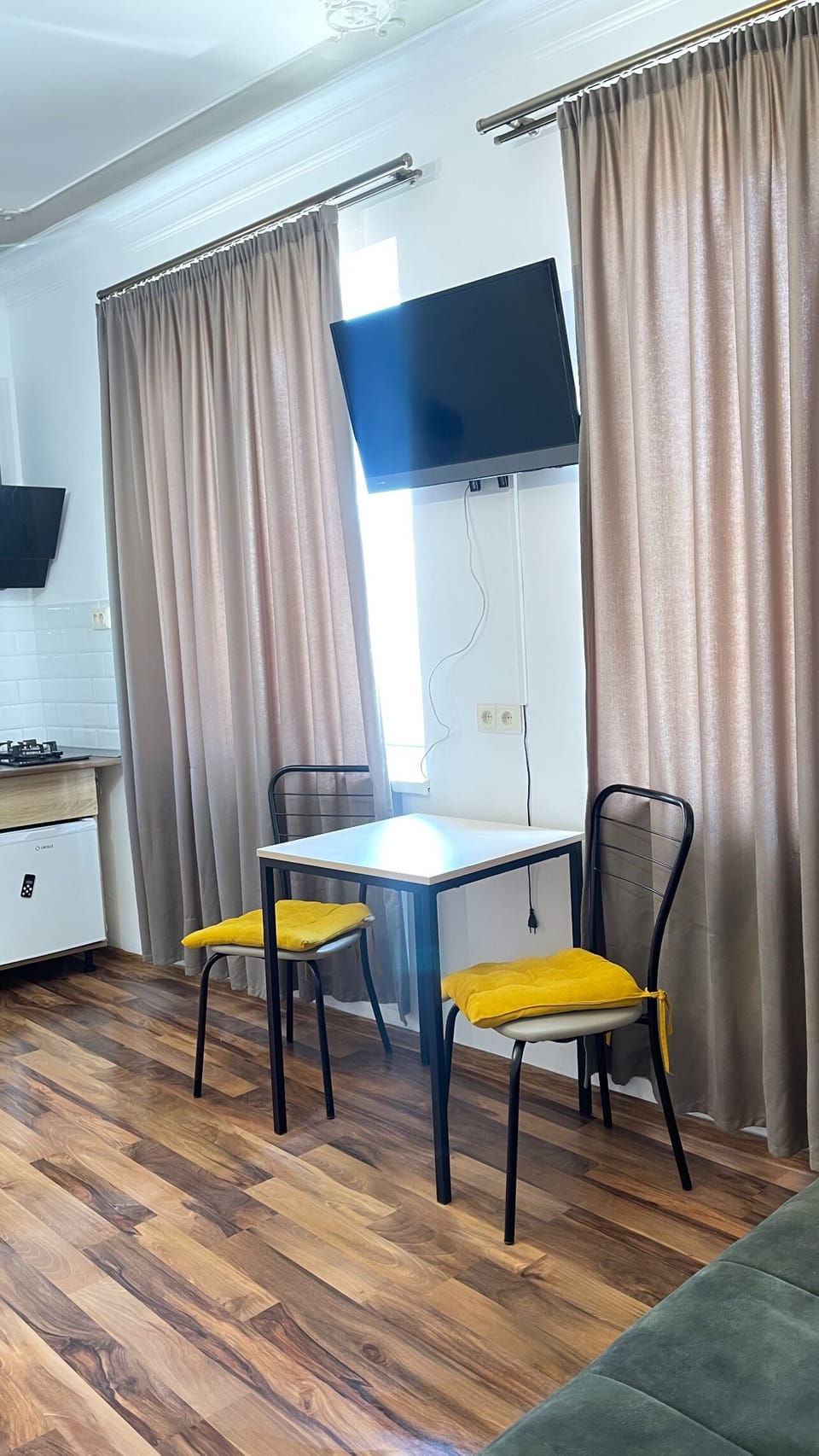 Comfort Apartment, Balcony, Garden View | Living area | 43-inch flat-screen TV with digital channels