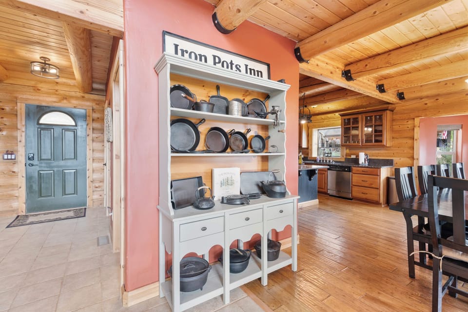 Iron Pots display 