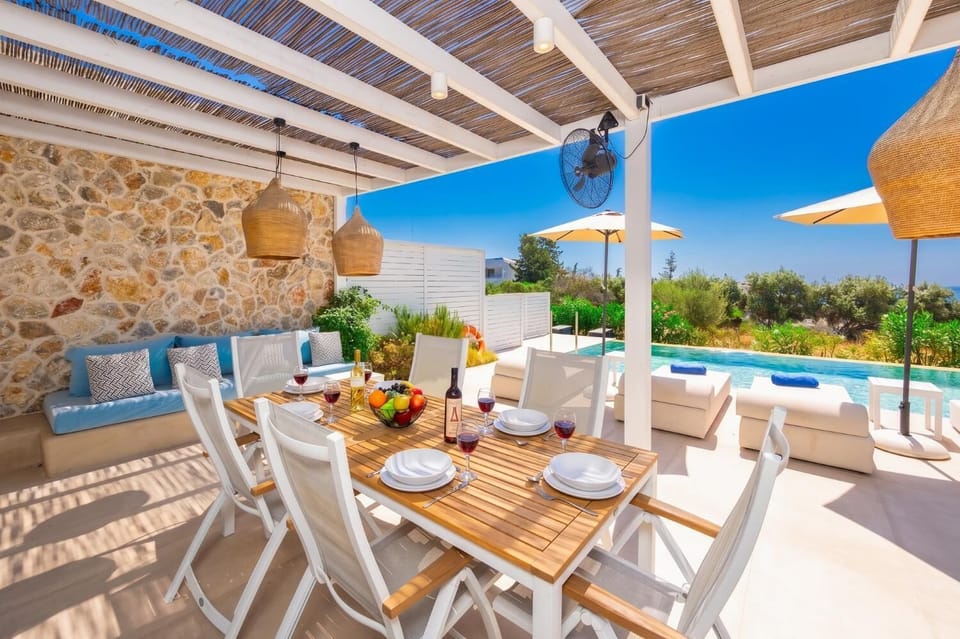 Sheltered terrace area