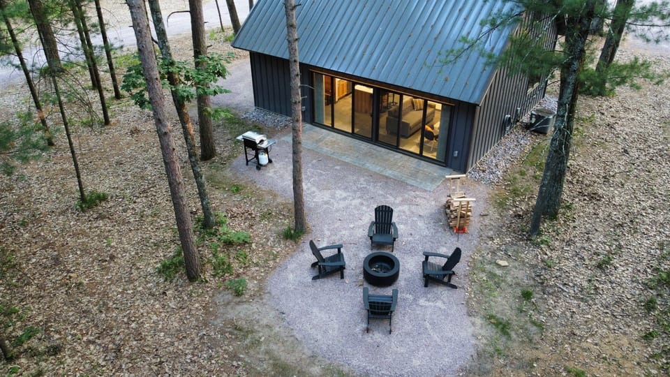 patio and firepit