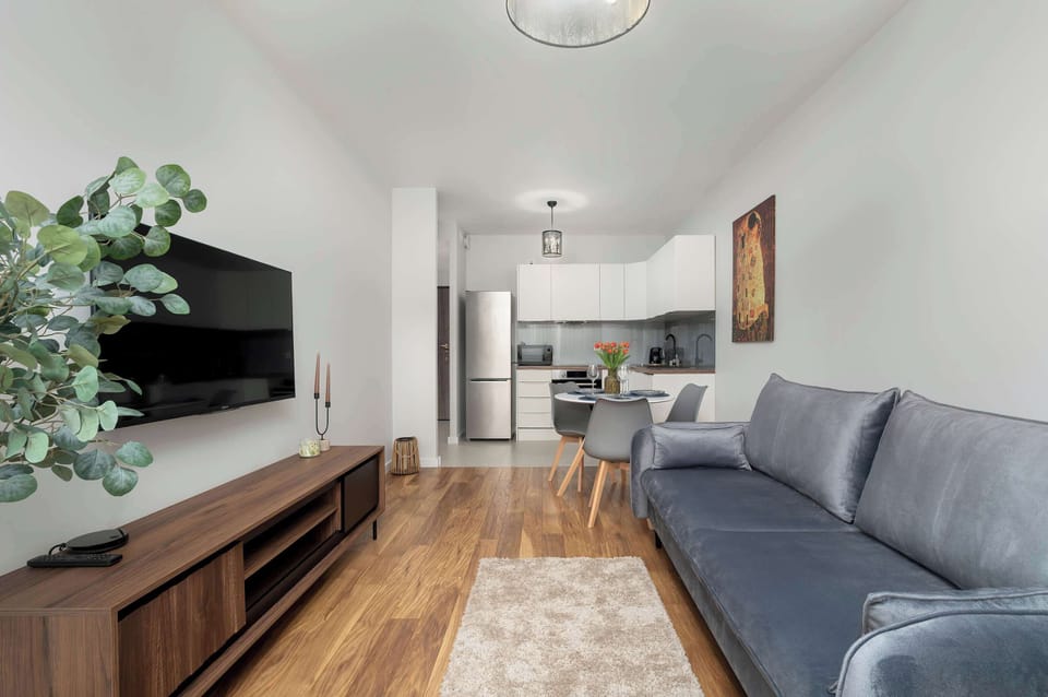 This elegant apartment offers spacious interiors finished to a high standard, perfect for a comfortable stay