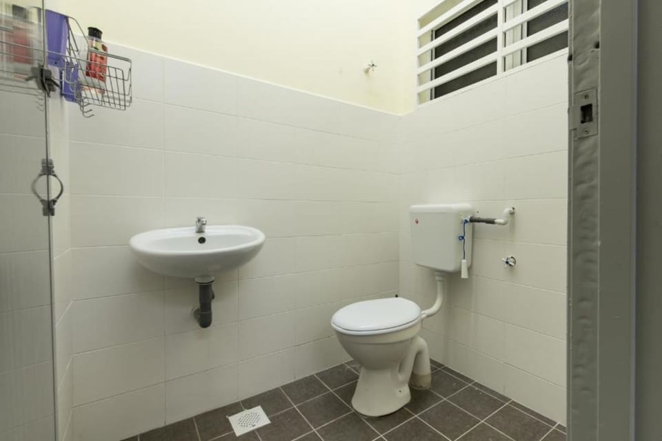 Shower, hair dryer, bidet, soap
