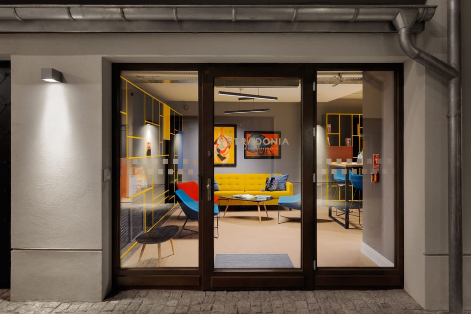 Lobby sitting area