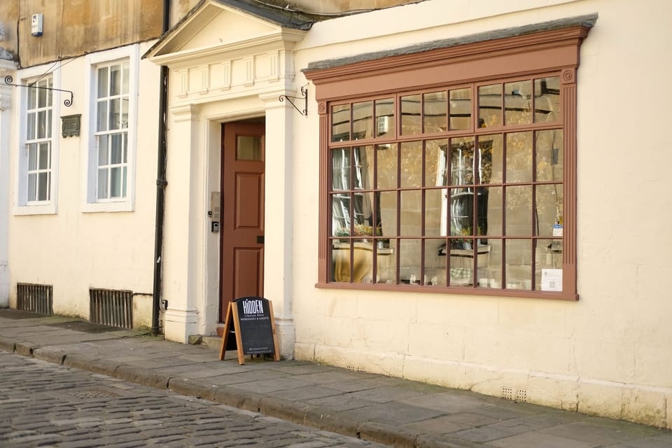 Hidden Store and Street Door to Apartment 