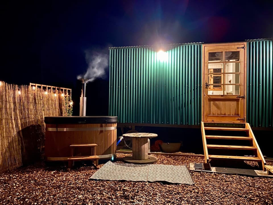 Wood Fired Hot Tub