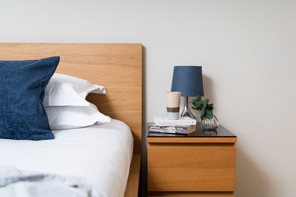 Bedroom at 11 Waves, Watergate Bay, Cornwall, self catering with Beach Retreats.