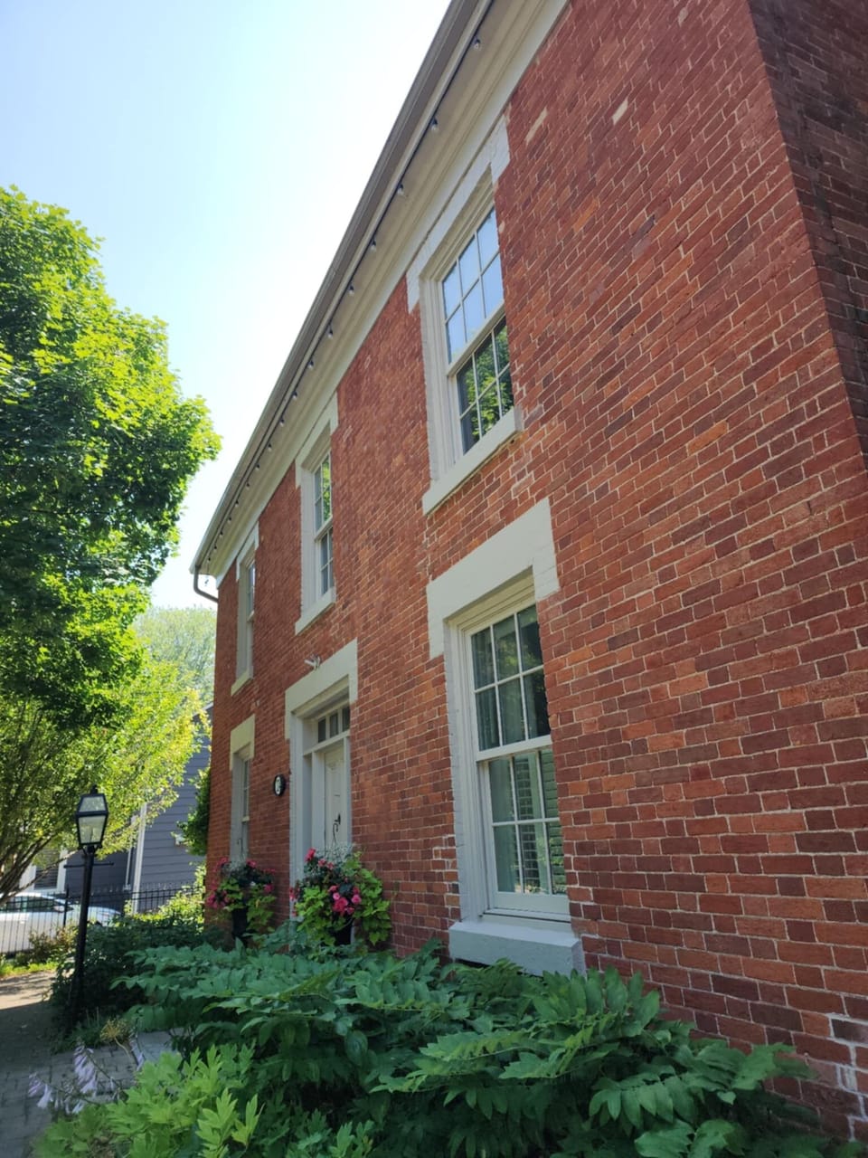 Front of house - side view
