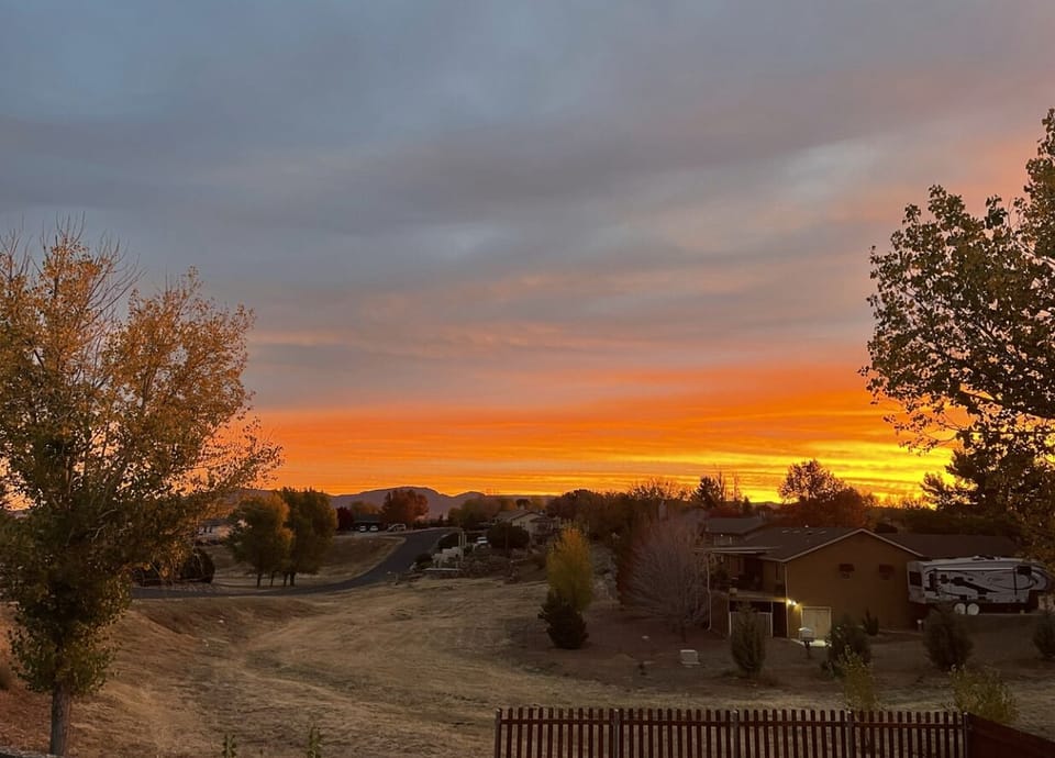 We do have beautiful sunsets in our area.