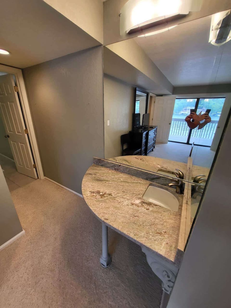 Vanity off master bathroom