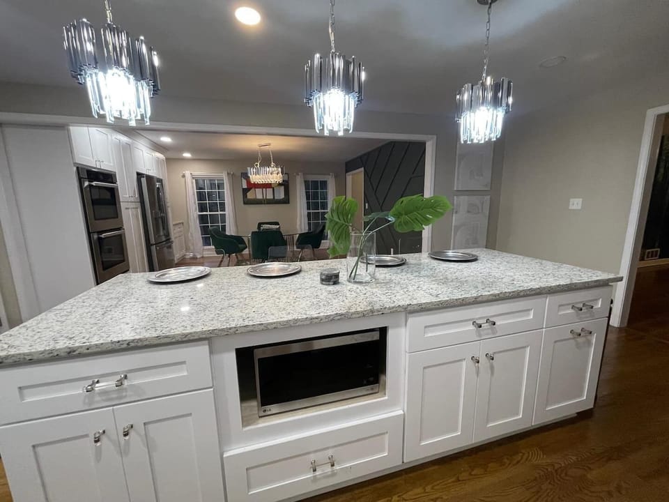 Plenty of counter space to cook, chop, and create your favorite meal.