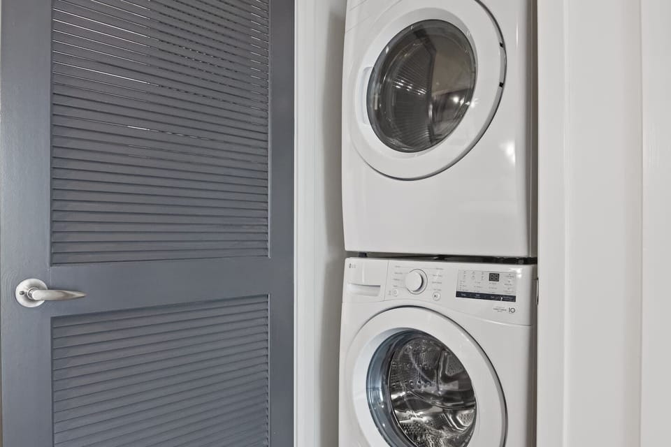 Feel free to do laundry anytime during your stay.