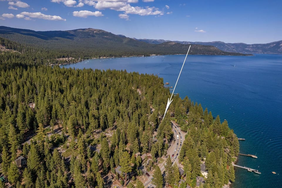 Steps from Lake Tahoe.