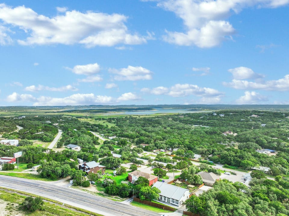 Aerial view to show proximity to the water