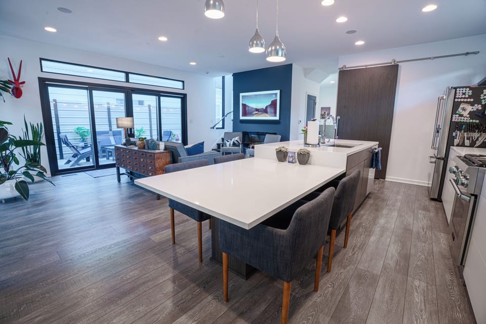 Fully loaded kitchen with chef’s gas stove, wine cooler, ice maker, Sonos speakers & more. Stocked with coffee, spices, and anything our owners left behind—make yourself at home!