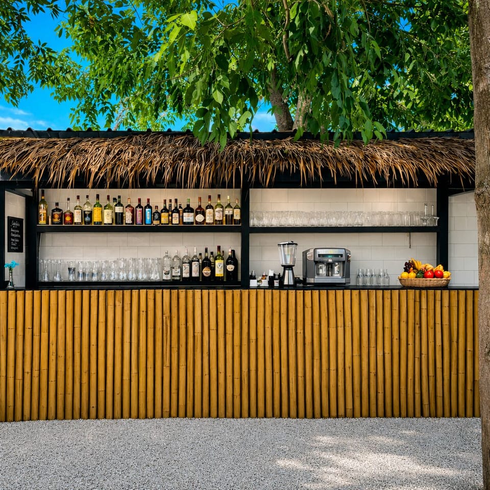 Poolside bar
