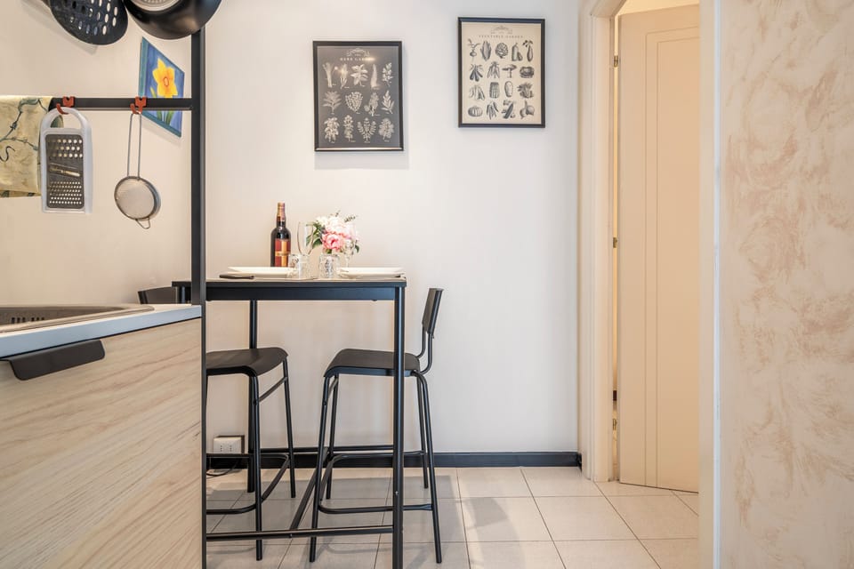 Apartment | Private kitchen | Espresso maker, fridge, stovetop, cookware/dishes/utensils