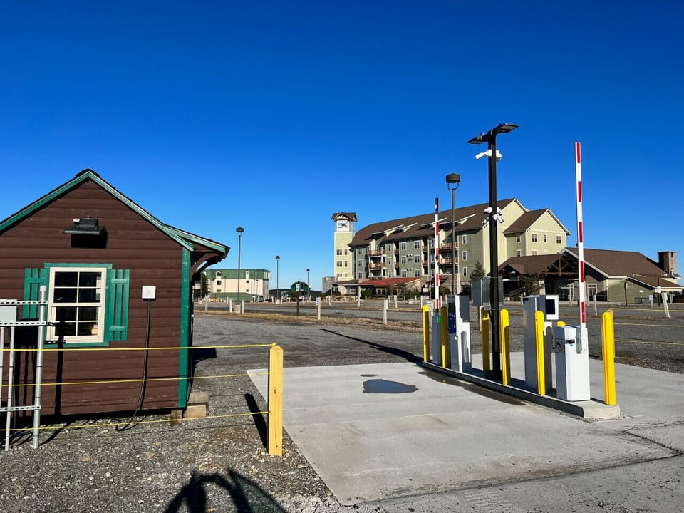 Parking Lot Entrance