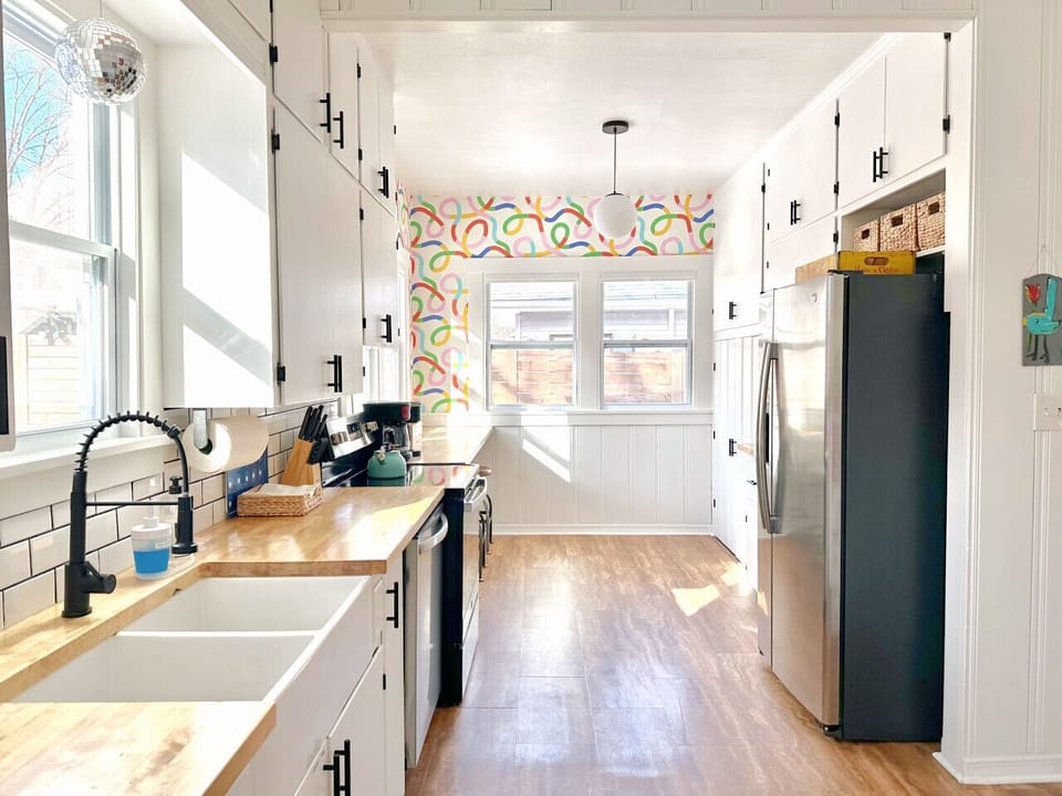 Remodeled kitchen