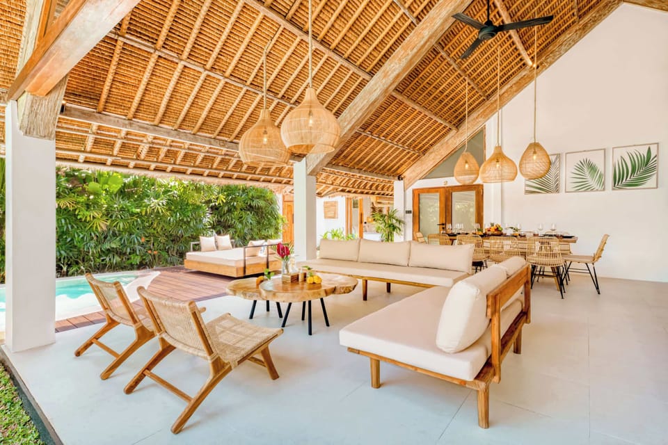 Comfortable living spaces designed for calm, light, and effortless tropical relaxation