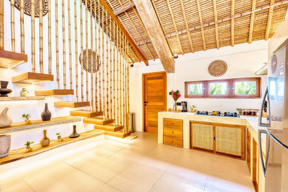 A bright and spacious kitchen with all the essentials for easy holiday cooking