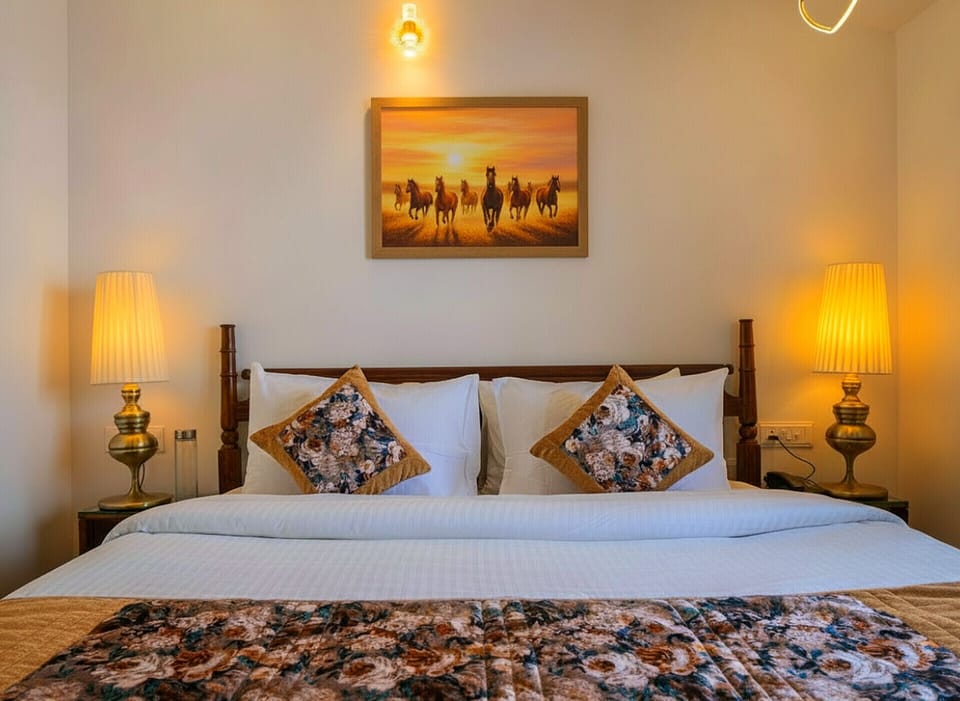 Deluxe Double Room, 1 King Bed, Non Smoking | Egyptian cotton sheets, premium bedding, memory foam beds