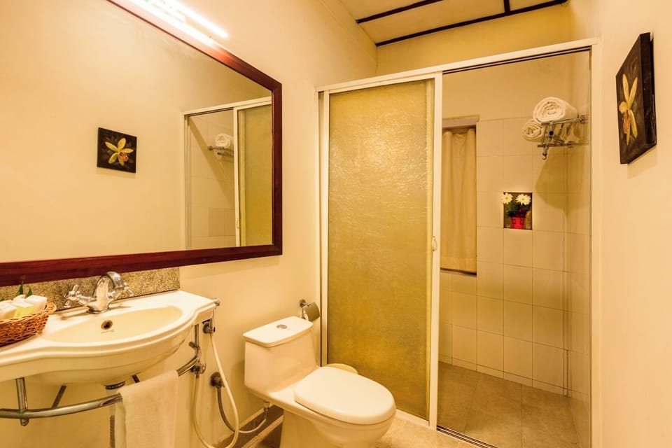Comfort Double Room, Garden View | Bathroom