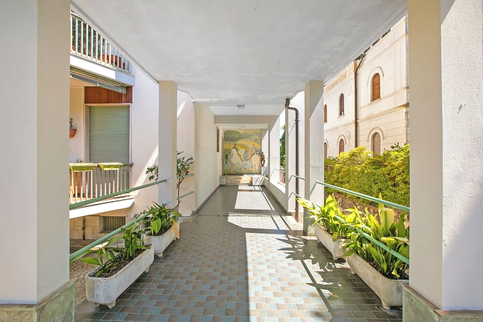 Family Apartment, 1 Bedroom, Air conditioning (Strixia Apartment Stresa 50m From) | Property grounds