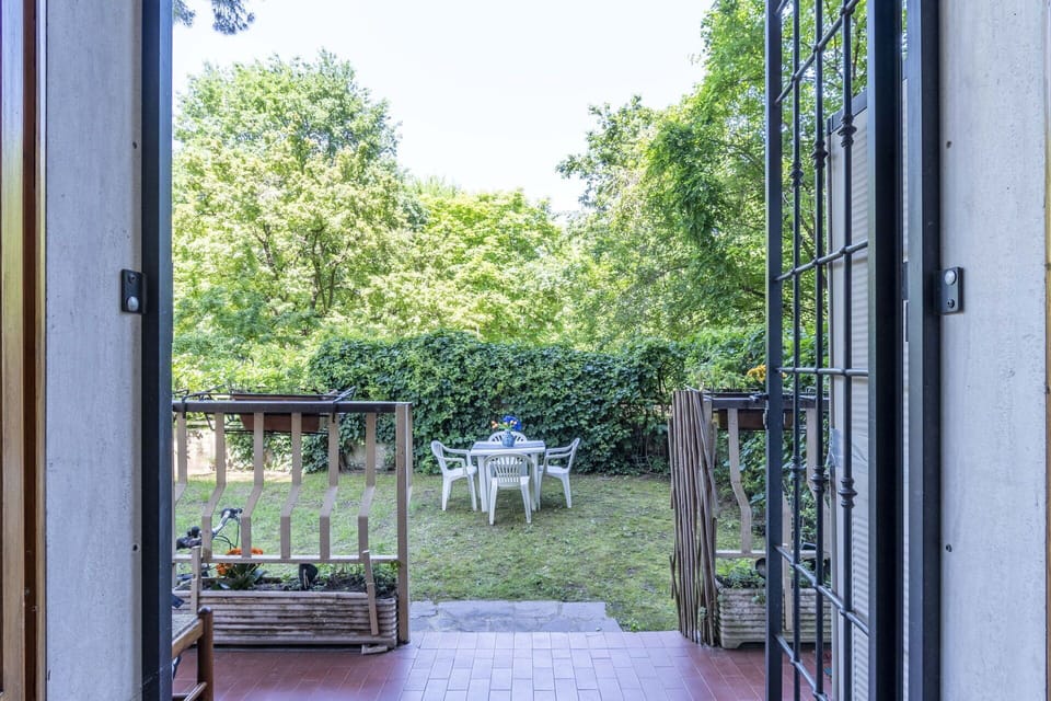 Garden, Door, Outdoor Furniture, Shade, Home Door, Backyard, Yard, Chair, Landscaping, Porch