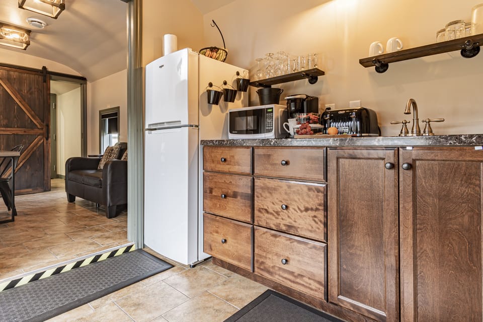 Adventure on the Rails (train) | Private kitchen | Fridge, microwave