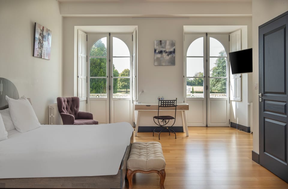 Superior Double Room, Private Bathroom, Garden View | Premium bedding, desk, laptop workspace, free cribs/infant beds